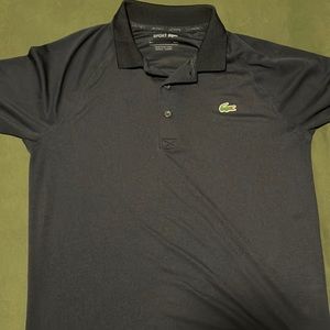 GENTLY USED NAVY SPORT DRY FIT POLO LACOSTE